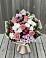 Букет цветов из: Альстромерии, Гвоздики, Розы и Хризантемы в Новофрязино