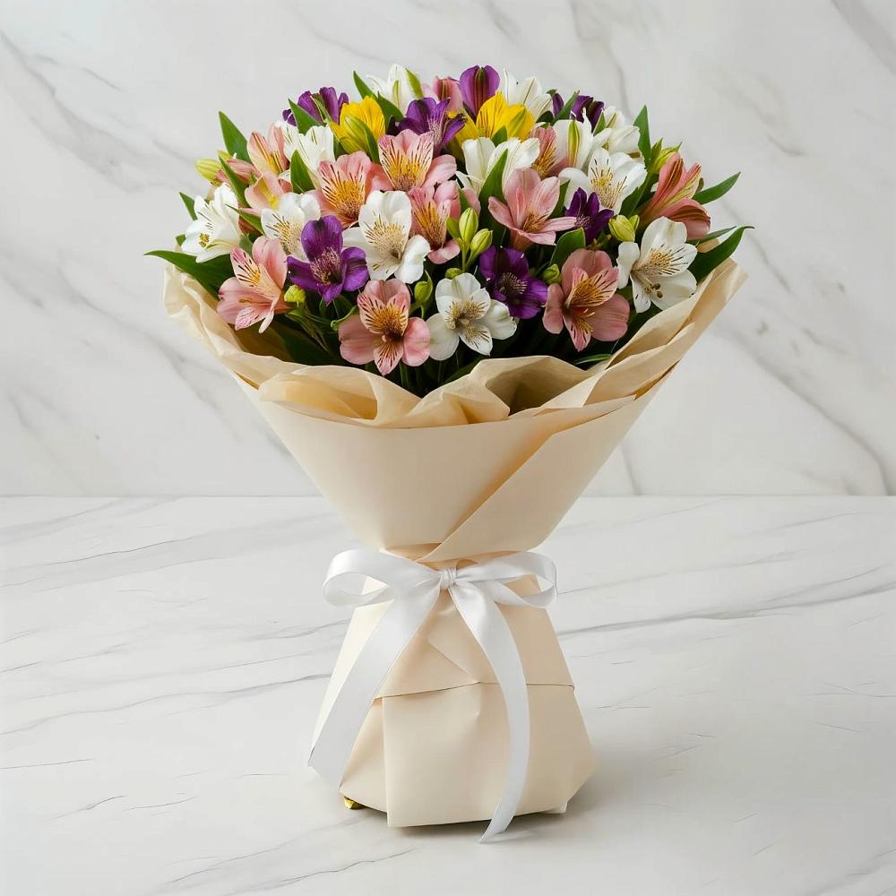 Букет цветов из: Альстромерии в Новофрязино