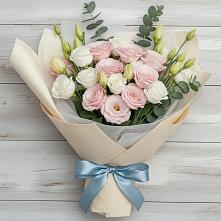 Букет цветов из:  Лизиантусы #REPLACE_PRED# Новофрязино