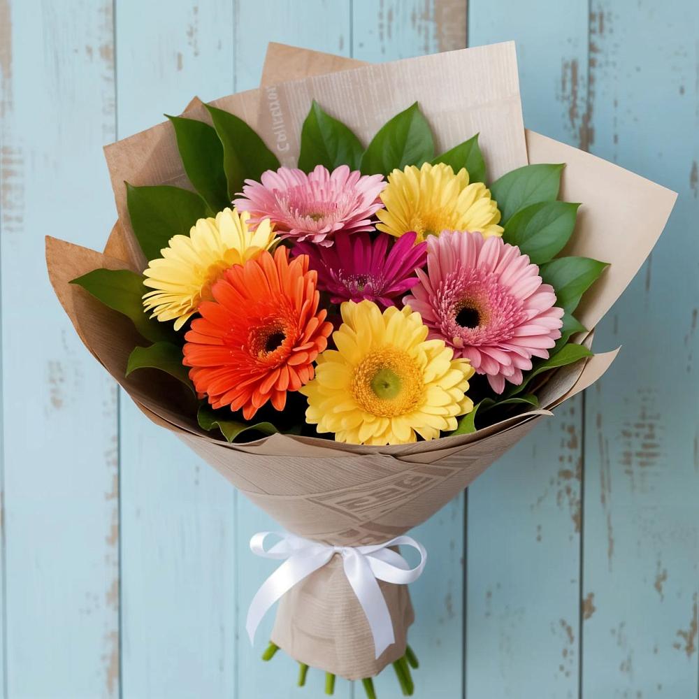 Букет цветов из: Герберы в Новофрязино