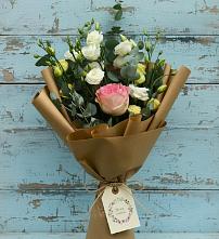 Букет цветов из:  Розы и Лизиантусы #REPLACE_PRED# Новофрязино